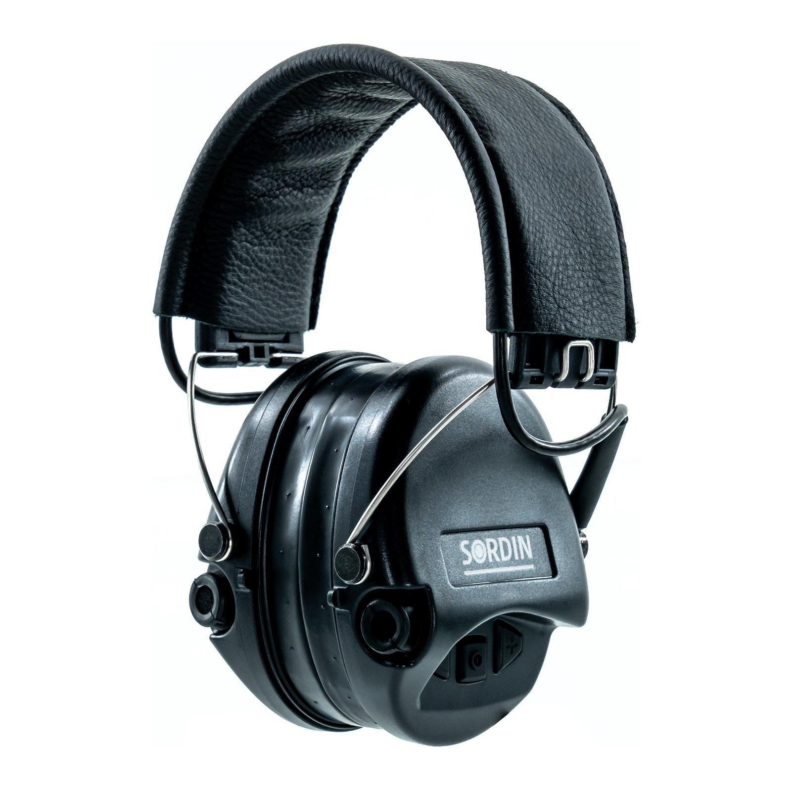 Supreme Pro X mit schwarzem Lederband und Gelkissen - Schwarze Cups