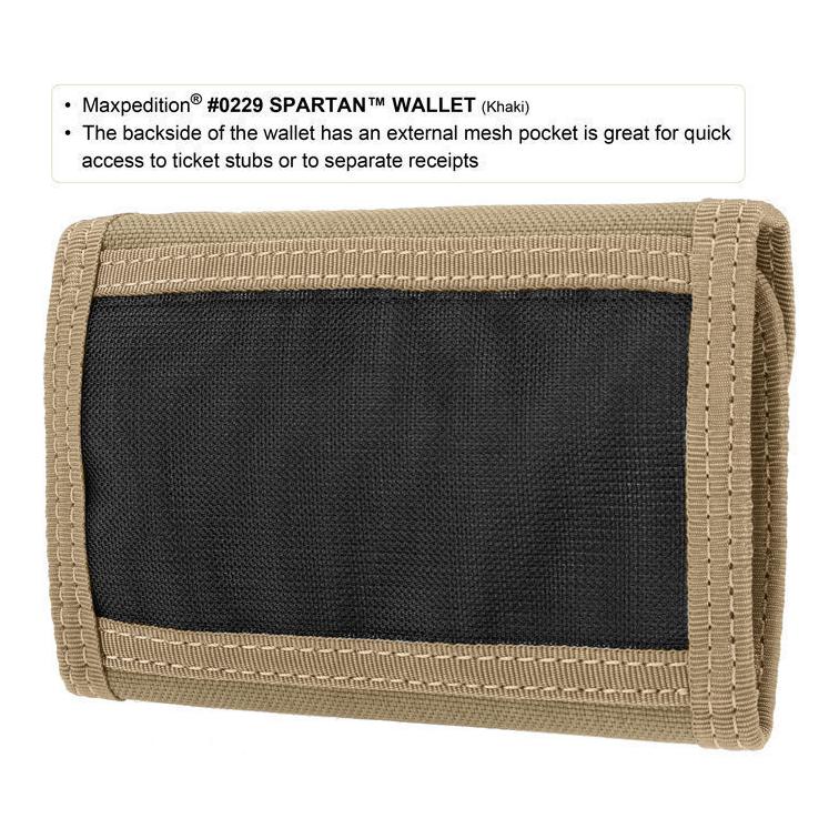 Spartan Brieftasche - Schwarz