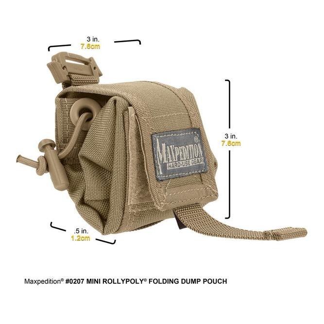 Mini-Rollypoly Falttasche - Wolfgrau