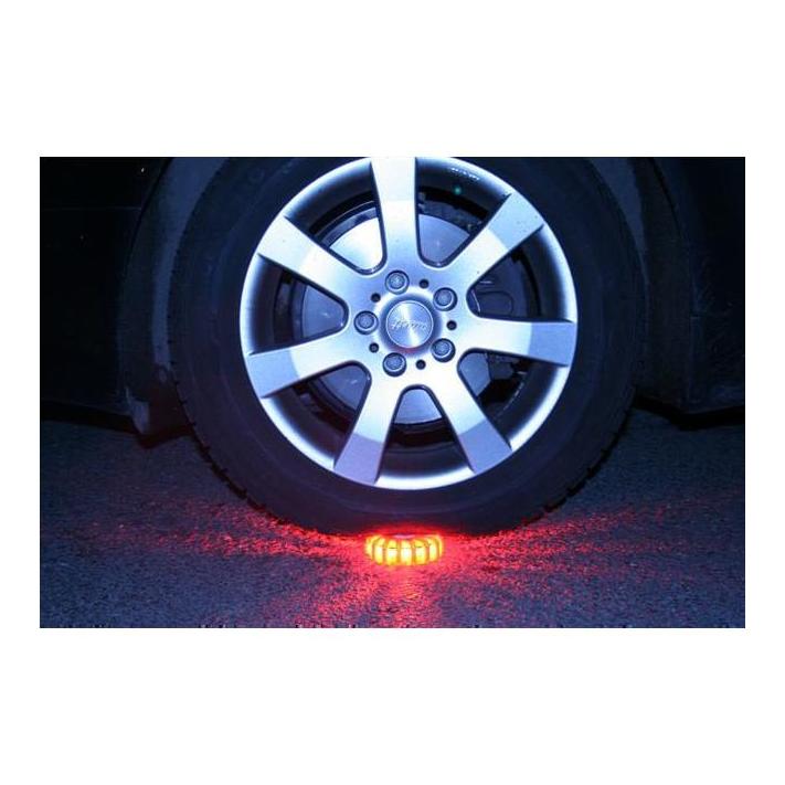 Flash/signal d’avertissement LED – rouge – batterie