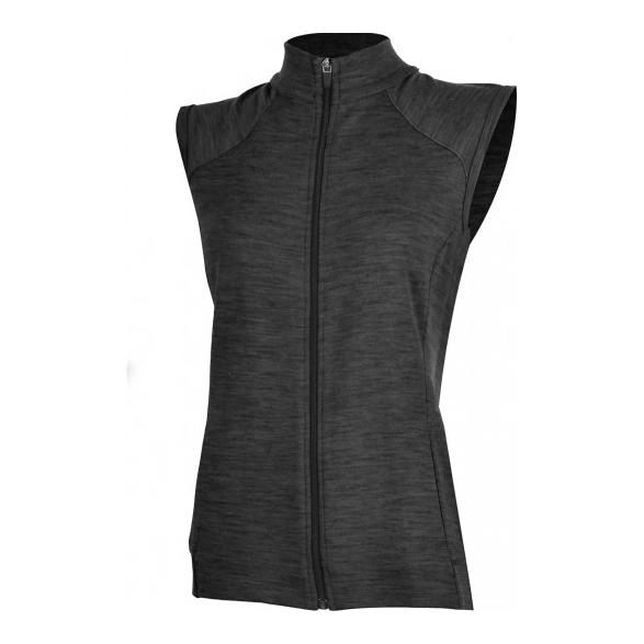 Lasting WESA Merino Frauen Weste, 260gr - grau