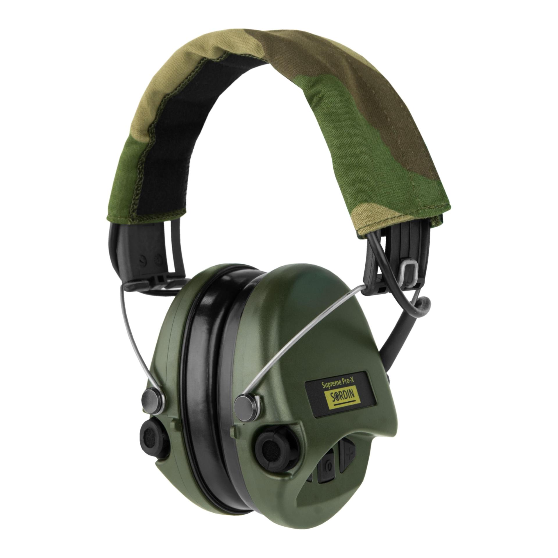 Supreme Pro X mit Camo Kopfband und Schaumkissen - Grüne Cups