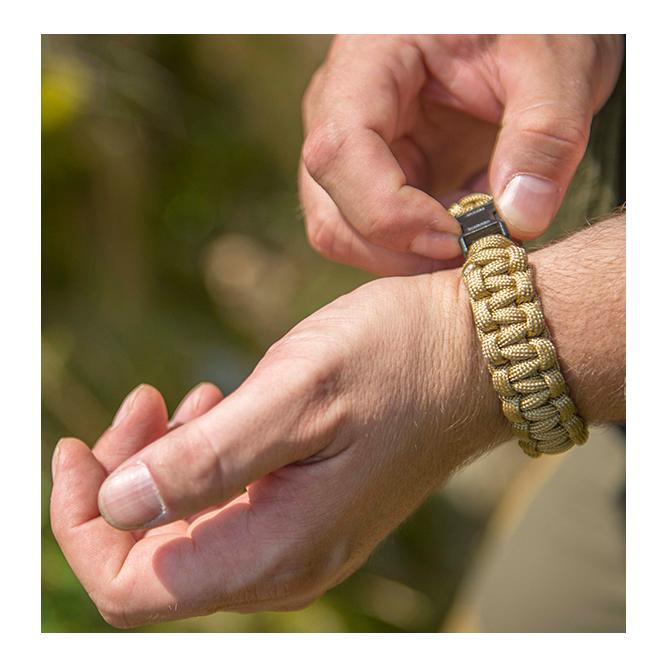 Survival Armband Paracord - Coyote