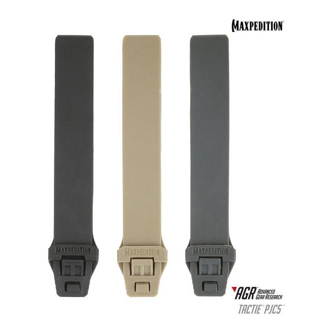 TacTie PJC5 Befestigungsband (6er Pack) - Schwarz