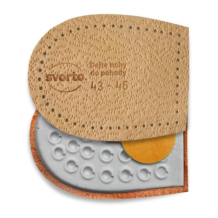 Antischock Lederfersenbett 2 Paar