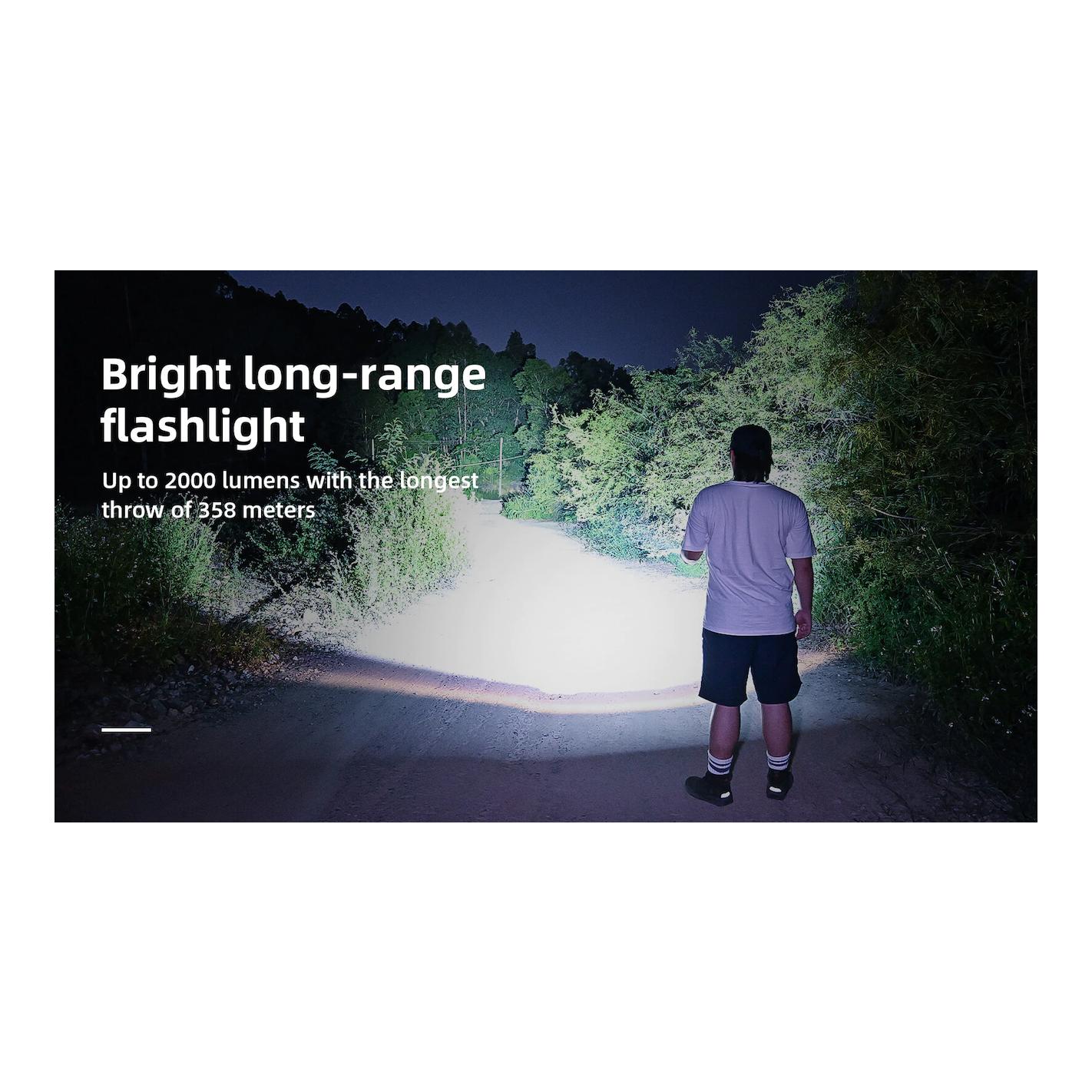 C2 LED Taschenlampe mit Powerbankfunktion