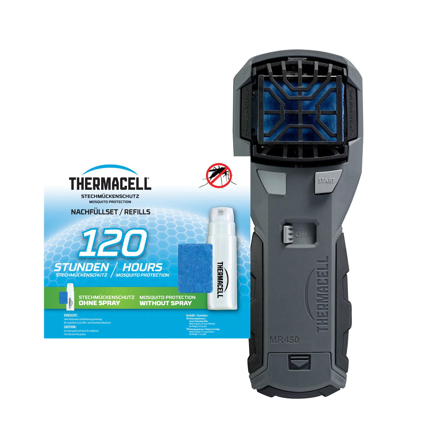 Set: Protect MR450 +recharges 120+hr