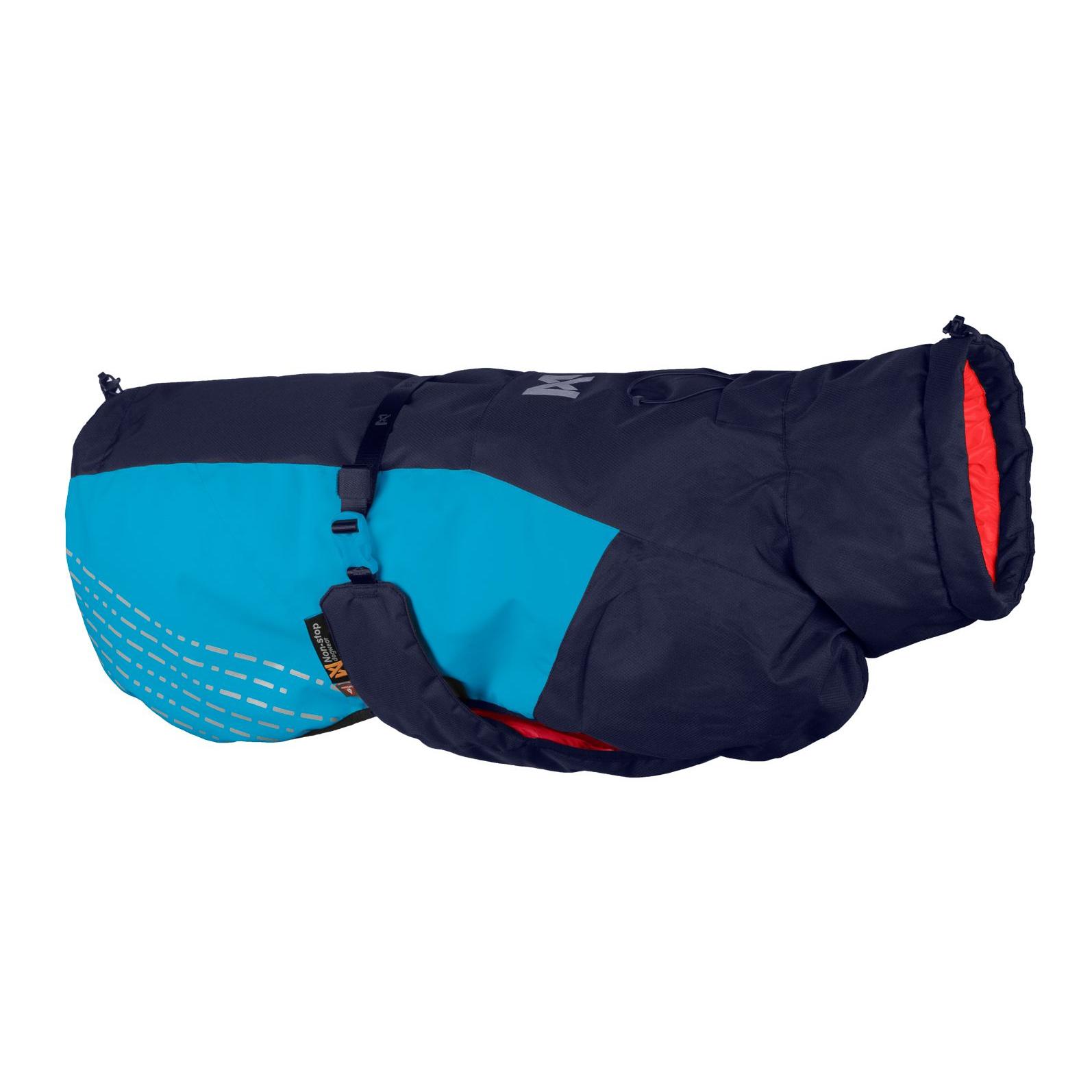Non-stop Dogwear Hundemantel Glacier Jacket 2.0 - Navy/Teal/Red -