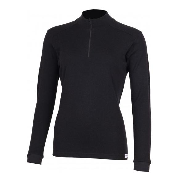 Lasting BESA Merino Frauen Sweatshirt, 230gr - schwarz