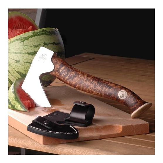 Stuorra Aksu - Jagdaxt mit Lederscheide