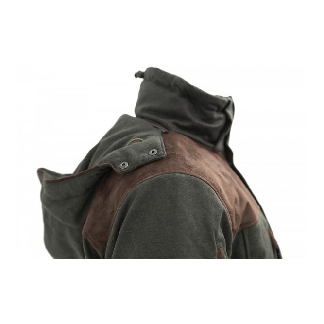 Capot en loden - olive