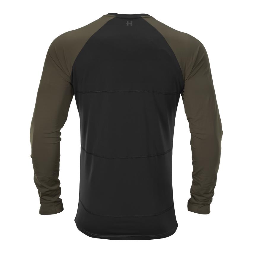 Heat L/S T-Shirt - willow green/black