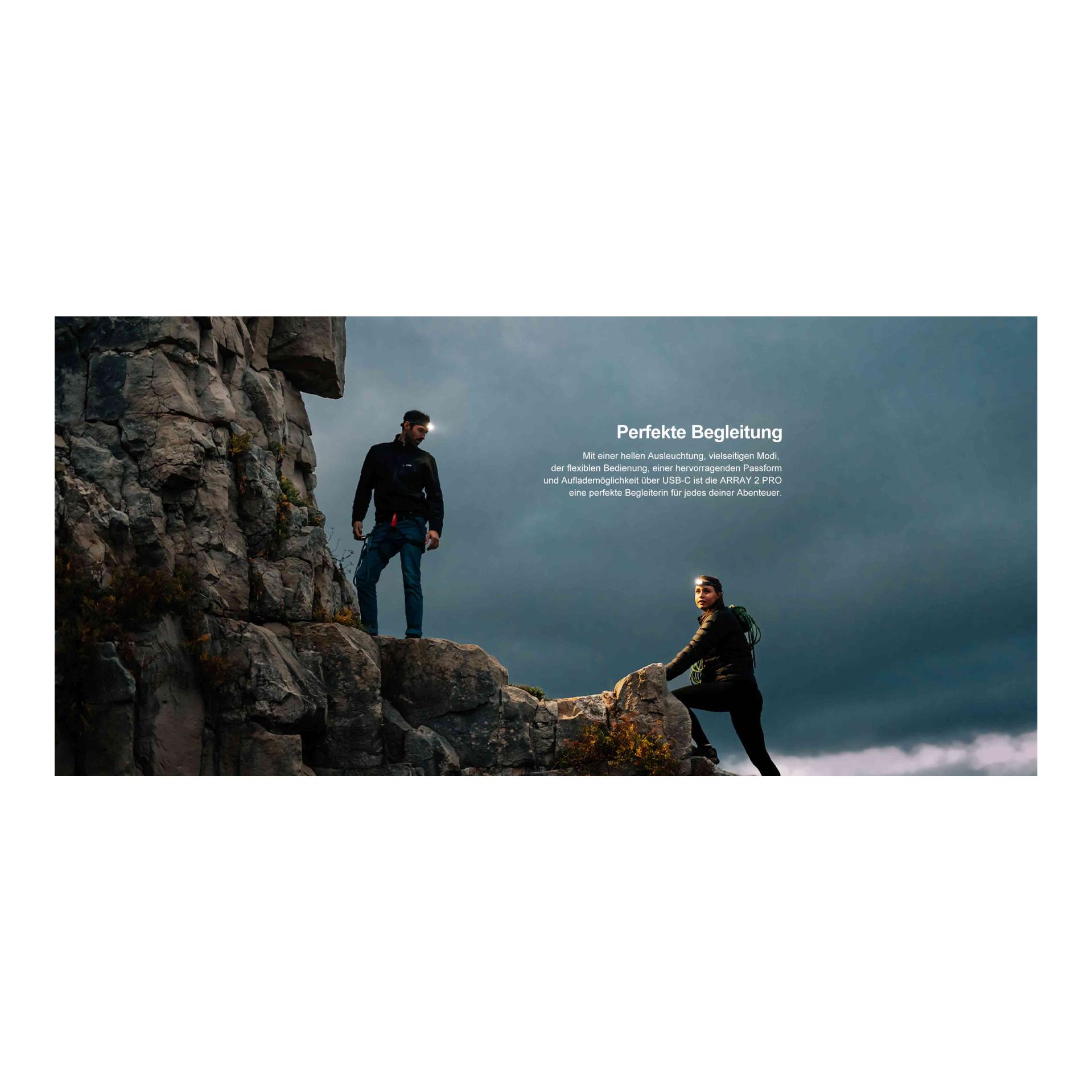 Array 2 Pro Stirnlampe