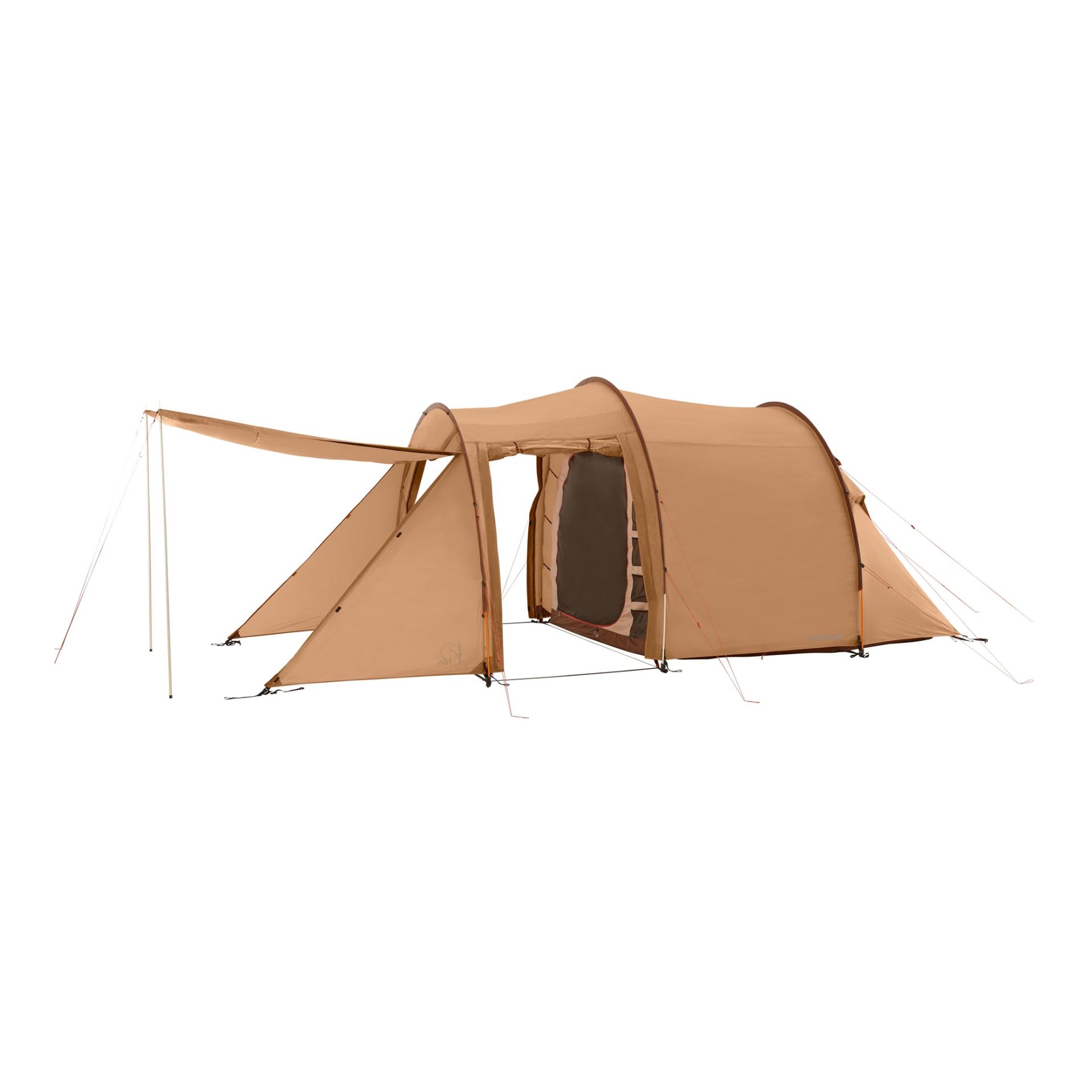 Reisa 4 PU Familienzelt für 4 Personen - Braun