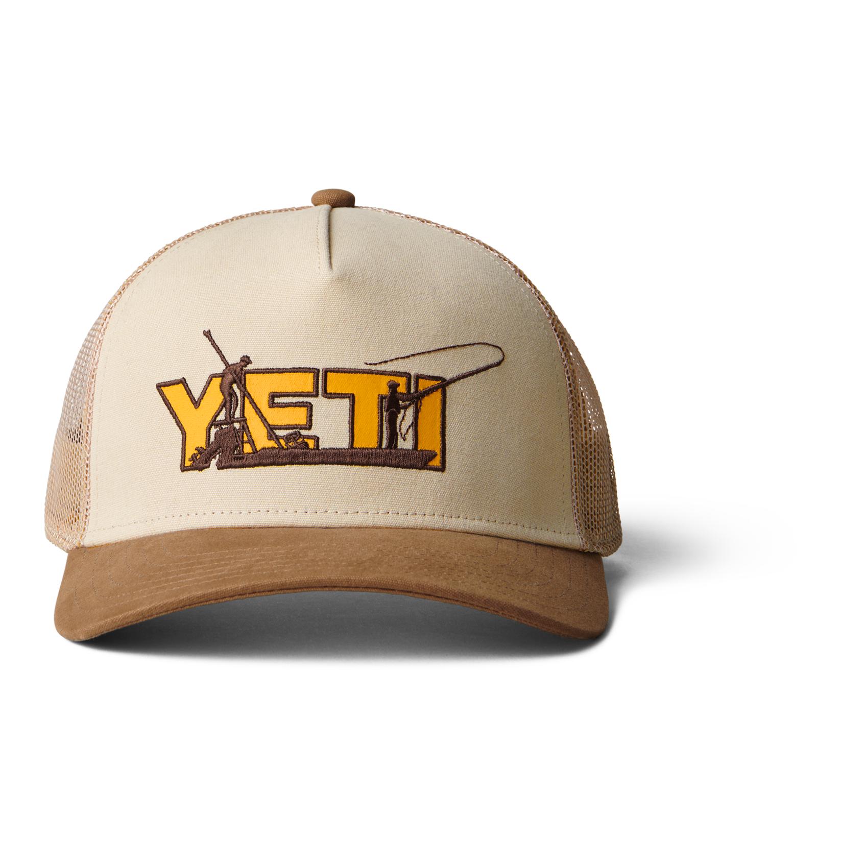 YETI Skiff Hat Offshore Trucker Hat - Cap - Khaki Alpine Yellow -