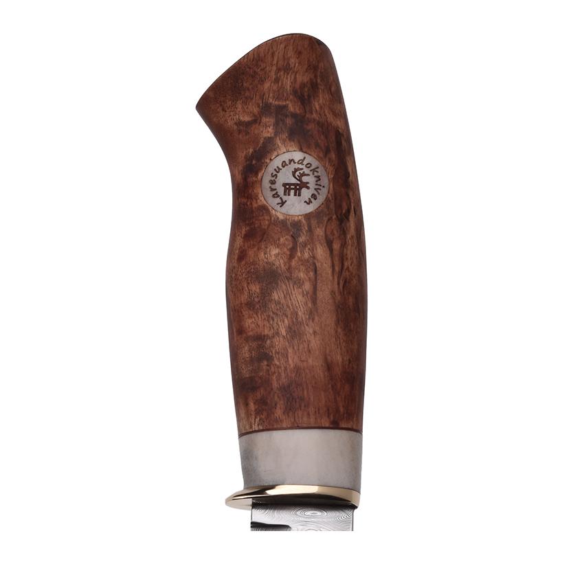 Galten - Exklusiv Damasteel Nordic Light - Jagdmesser mit Diamantschleifstein und Lederscheide Galten - Exklusiv Damasteel Nordic Light - Jagdmesser mit Diamantschleifstein und Lederscheide
