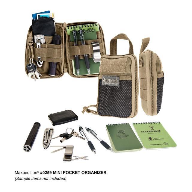 Mini organiseur de poche – vert OD