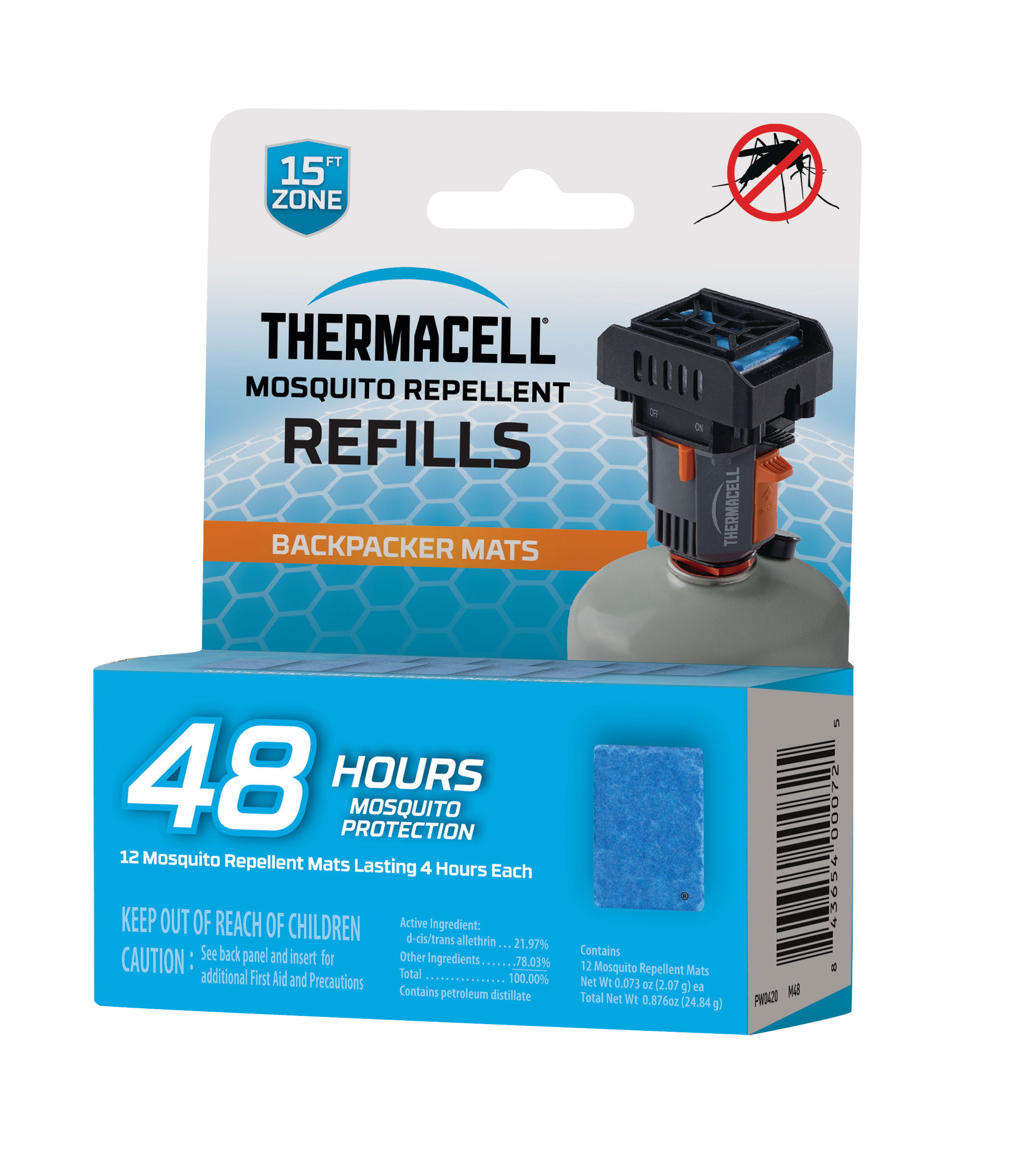 Mückenschutz Nachfüllpack Backpacker 48 Stunden M-48