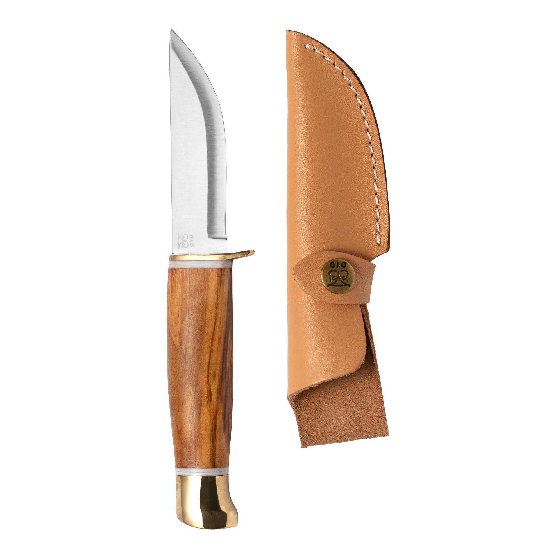 JOUNTHEIMEN - Jagd/Outdoormesser mit Lederscheide