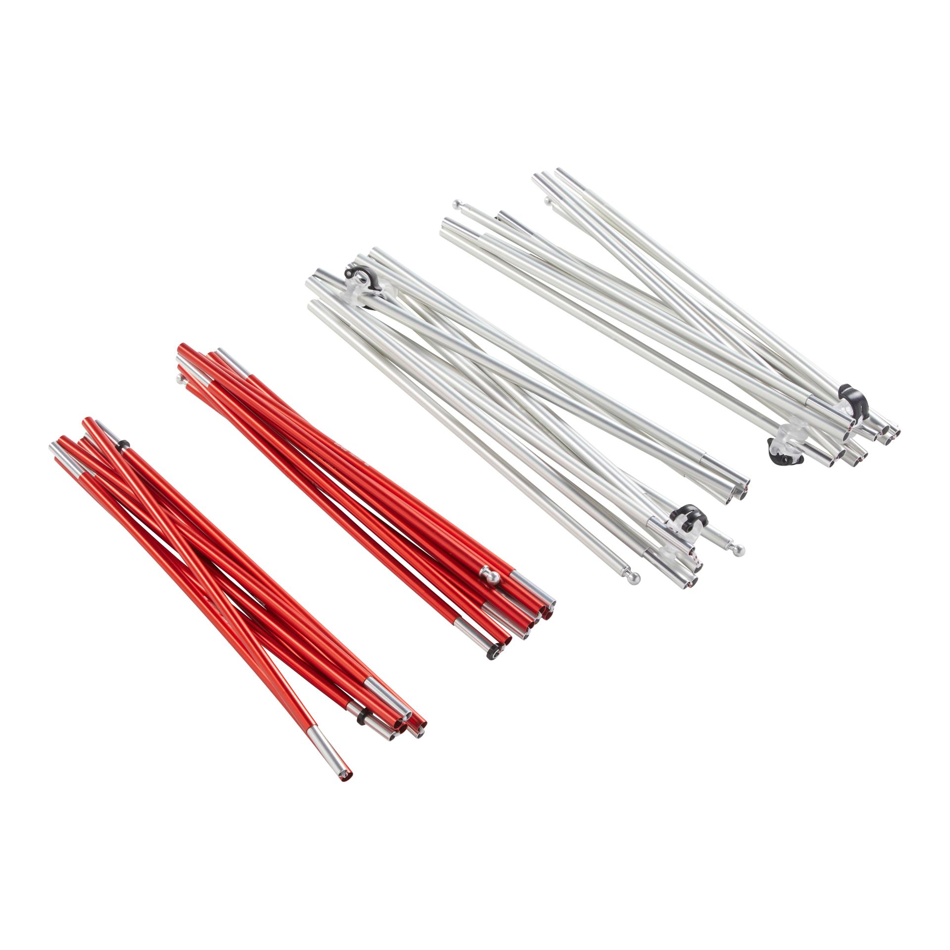 Nordisk Otra 2 PU Spare Pole Set - Rot-Silber -