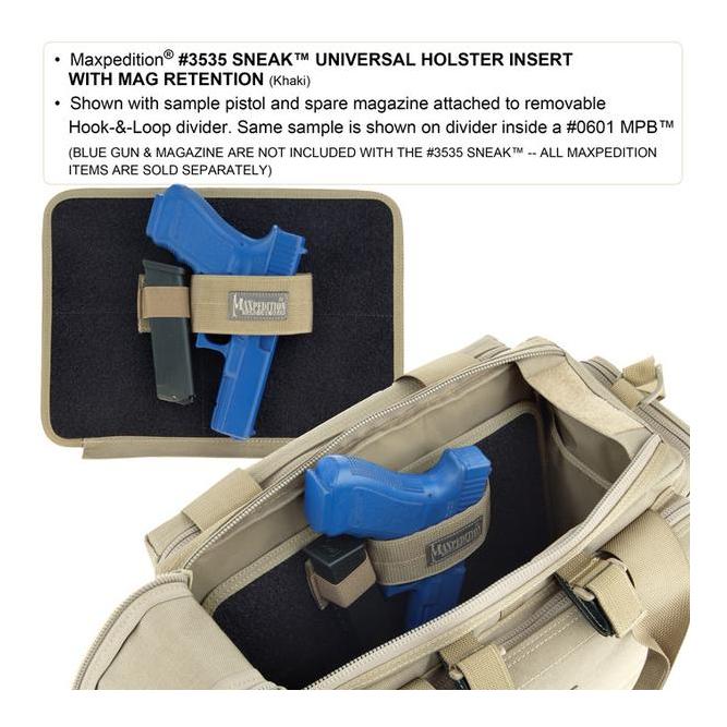 SNEAK™ Universal Holster Insert mit MAG Halterung - Khaki