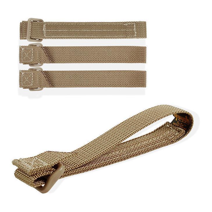 Maxpedition TacTie Befestigungsband 12.5cm (4er Pack) - Khaki - Beige / Nude -