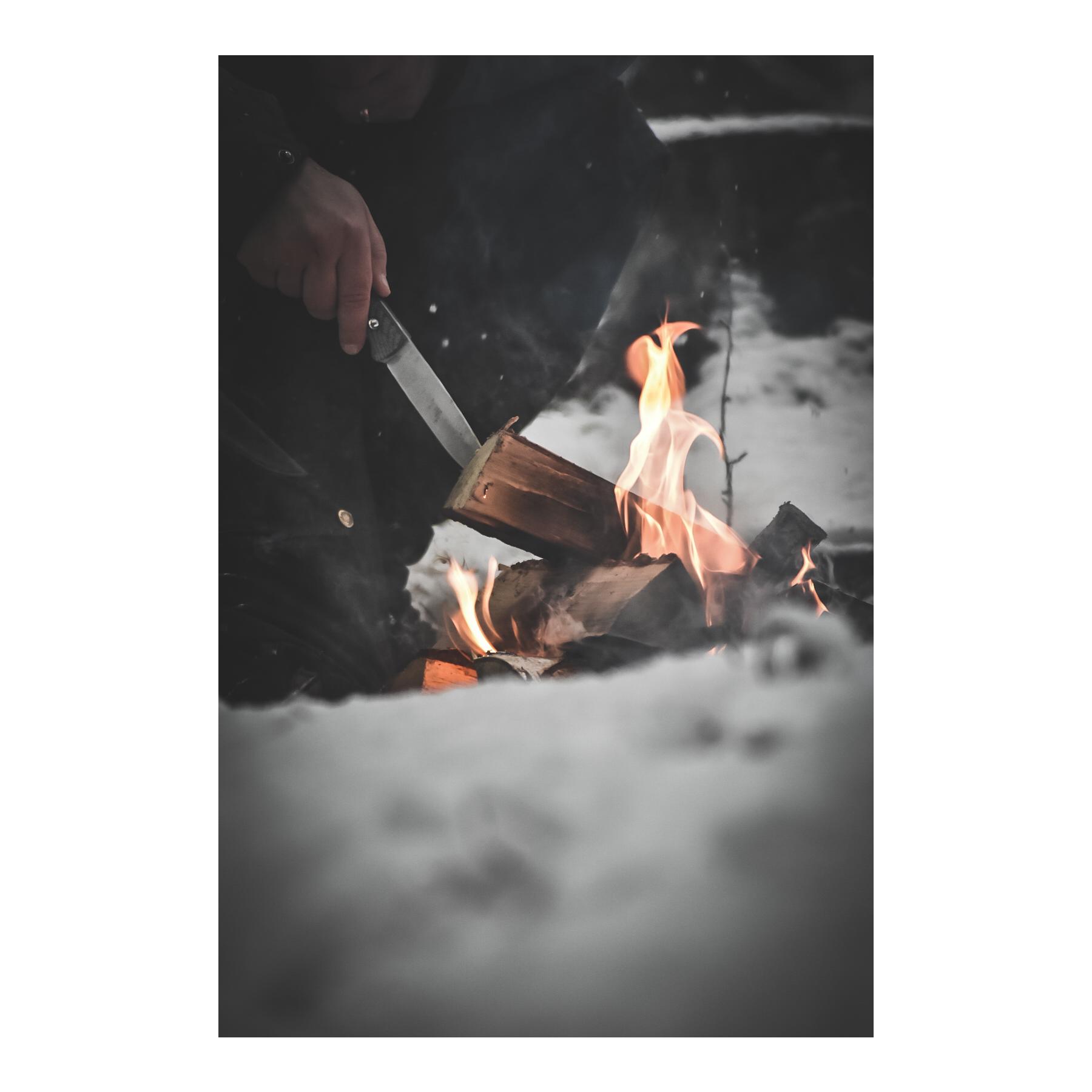 NORDIC HUNTING - Jagdmesser mit Lederscheide(Full Tang)