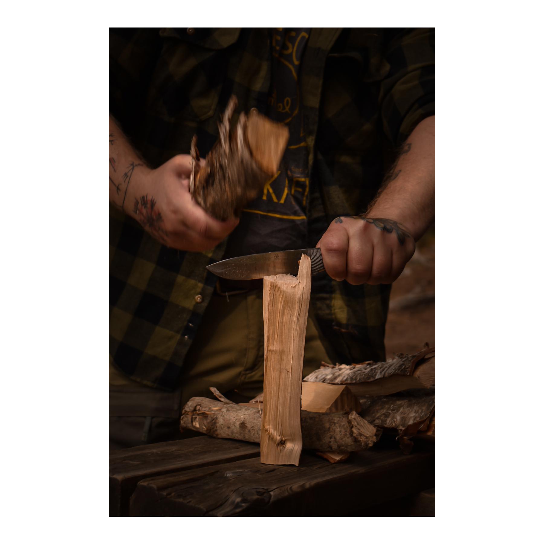 NORDIC HUNTING - Jagdmesser mit Lederscheide(Full Tang)