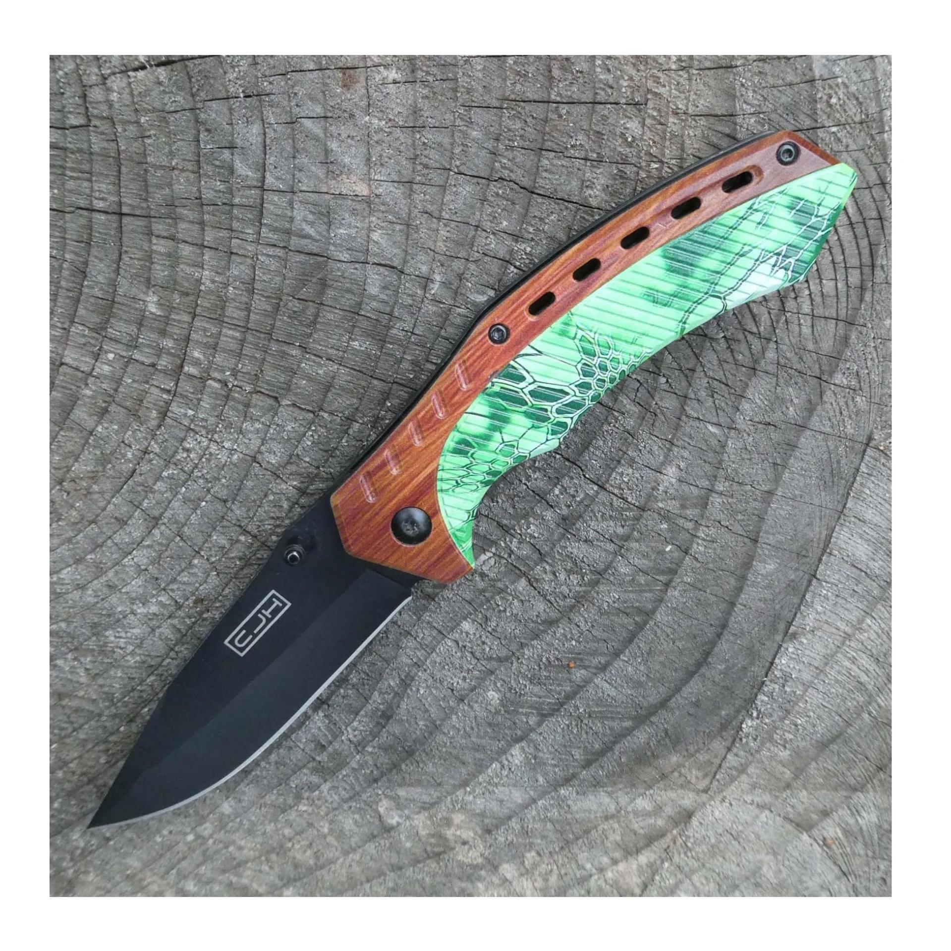 Einhandmesser Holz/Camo