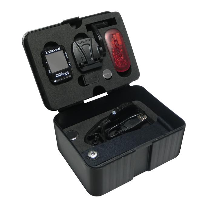 LEZYNE GPS Computer Micro Color GPS HRSC Loaded - Schwarz -