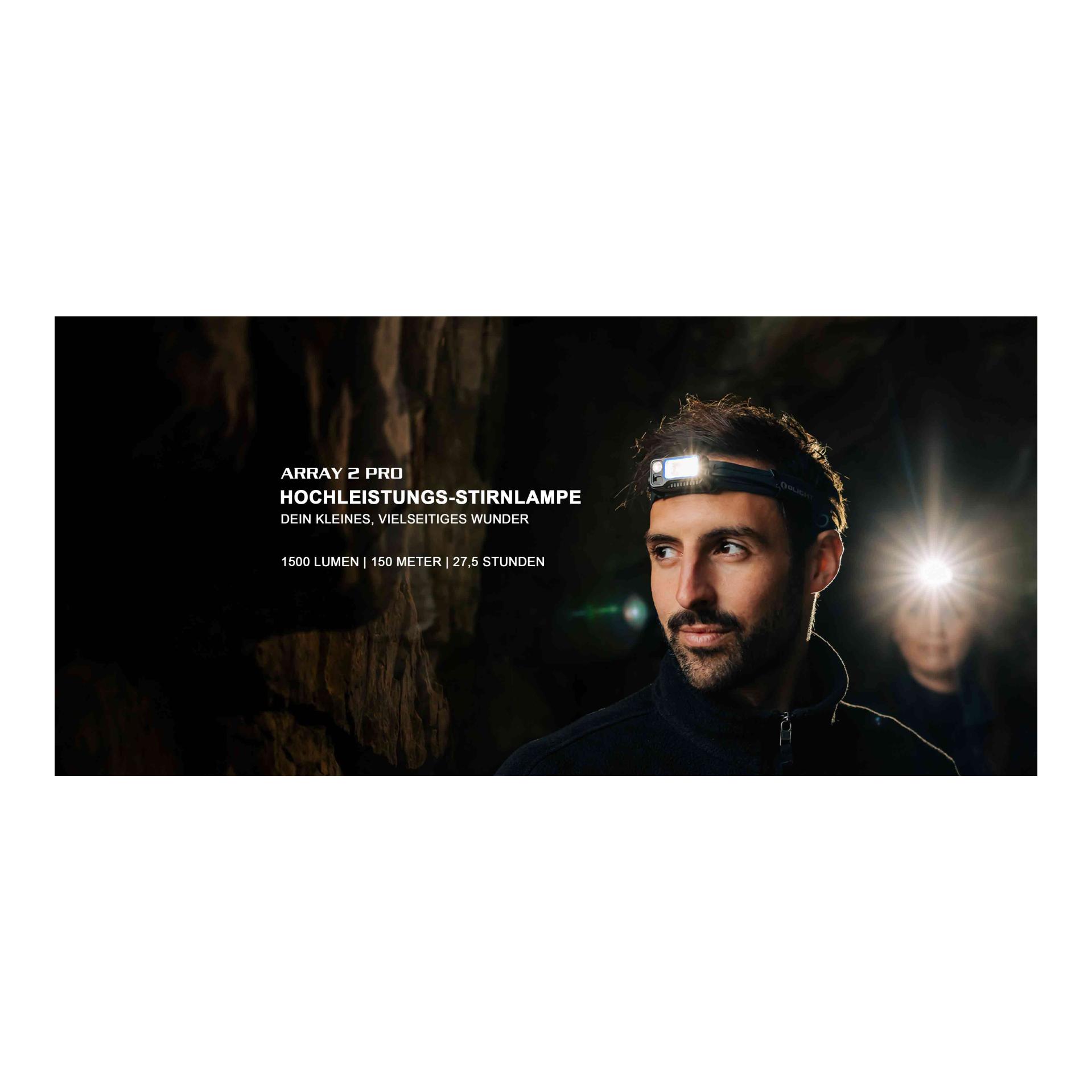 Array 2 Pro Stirnlampe