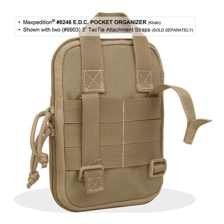 E.D.C. Pocket Organizer - Schwarz