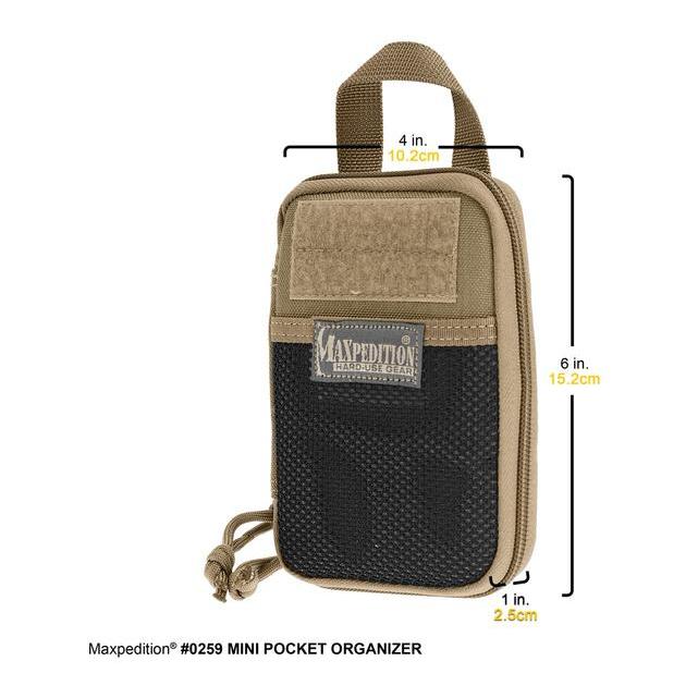 Mini organiseur de poche – vert OD