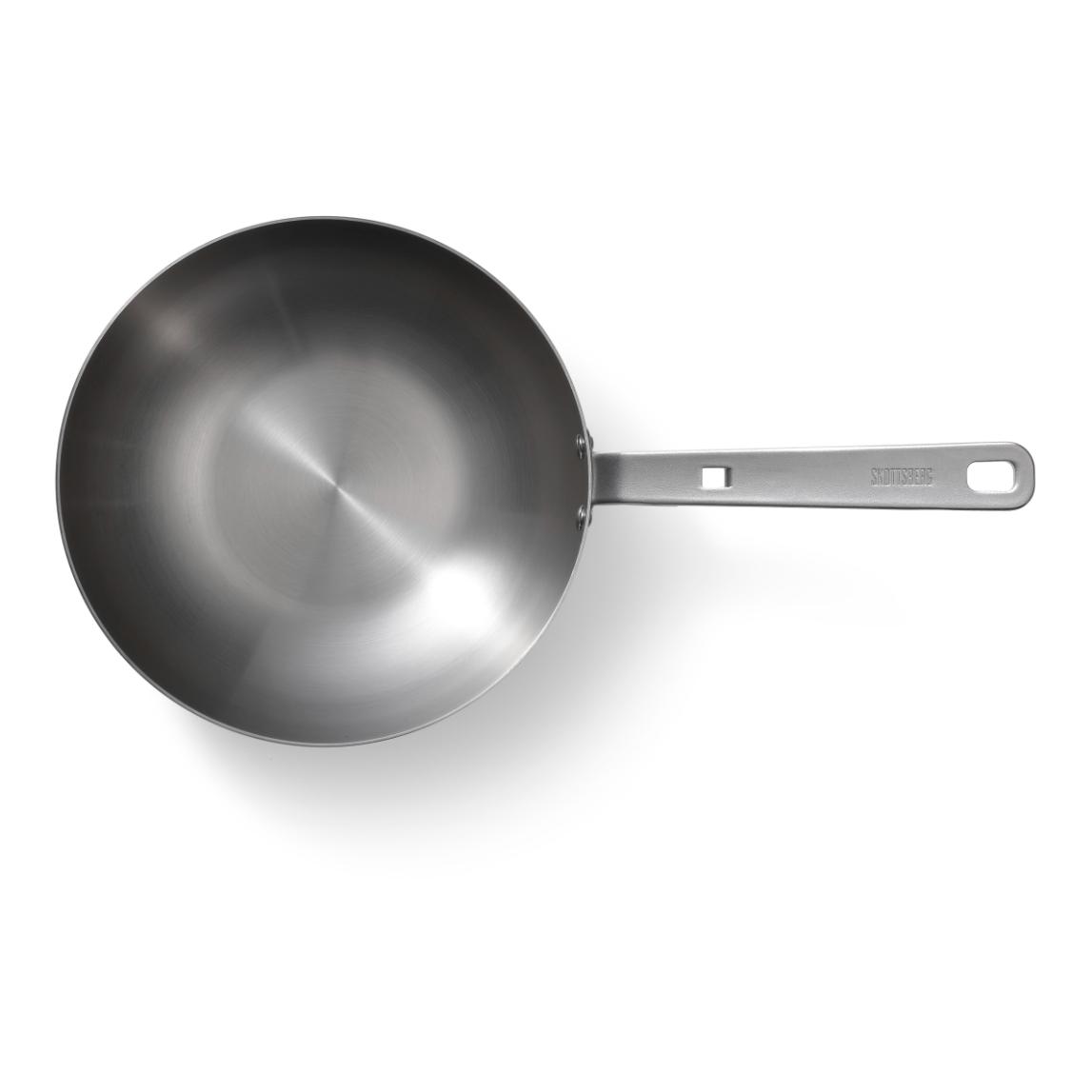Wok Edelstahl 28 cm