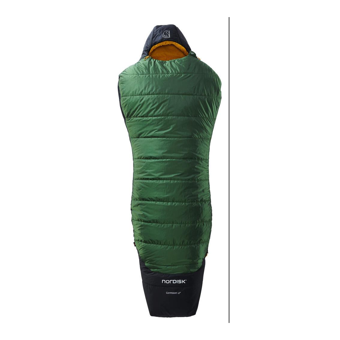 Nordisk Gormsson -2° Curve Schlafsack - Artichoke Green/Mustard Yellow/Black -