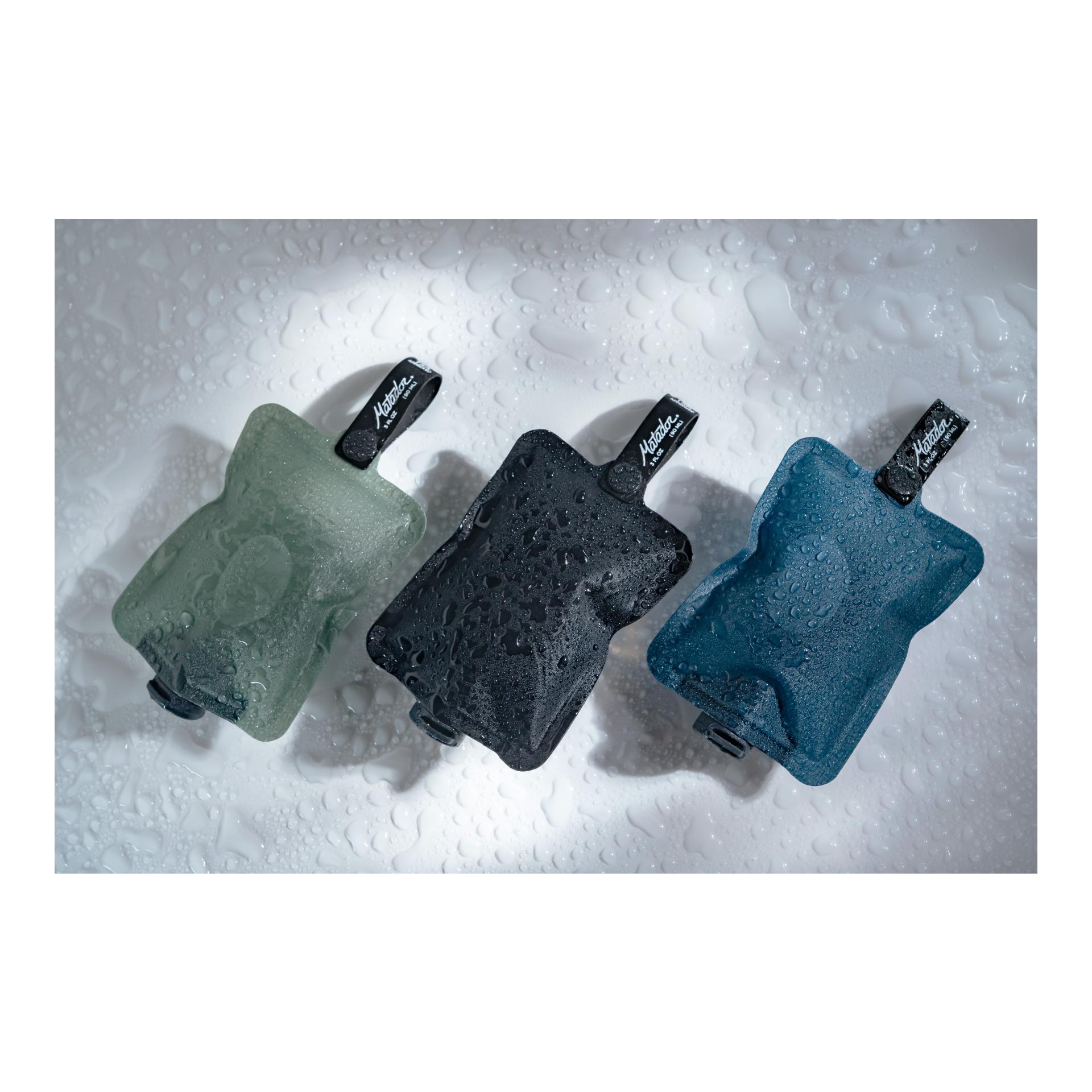 FlatPak Toilettenartikelflaschen (3er-Pack)