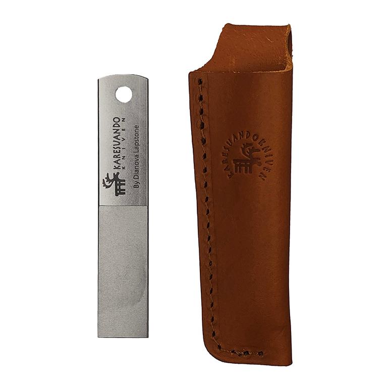 Karesuando - Damasteel Nordic Light - couteau de chasse avec étui en cuir