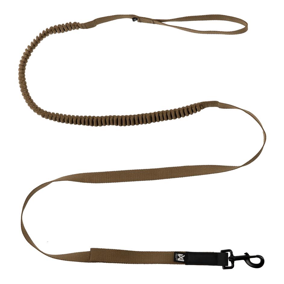Non-stop Dogwear Hundeleine Touring Bungee Leash Working dog, 23mm - Olive -
