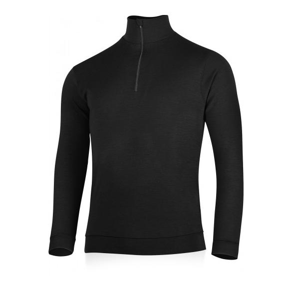 Lasting BESO Merino Herren Sweatshirt, 230gr - schwarz