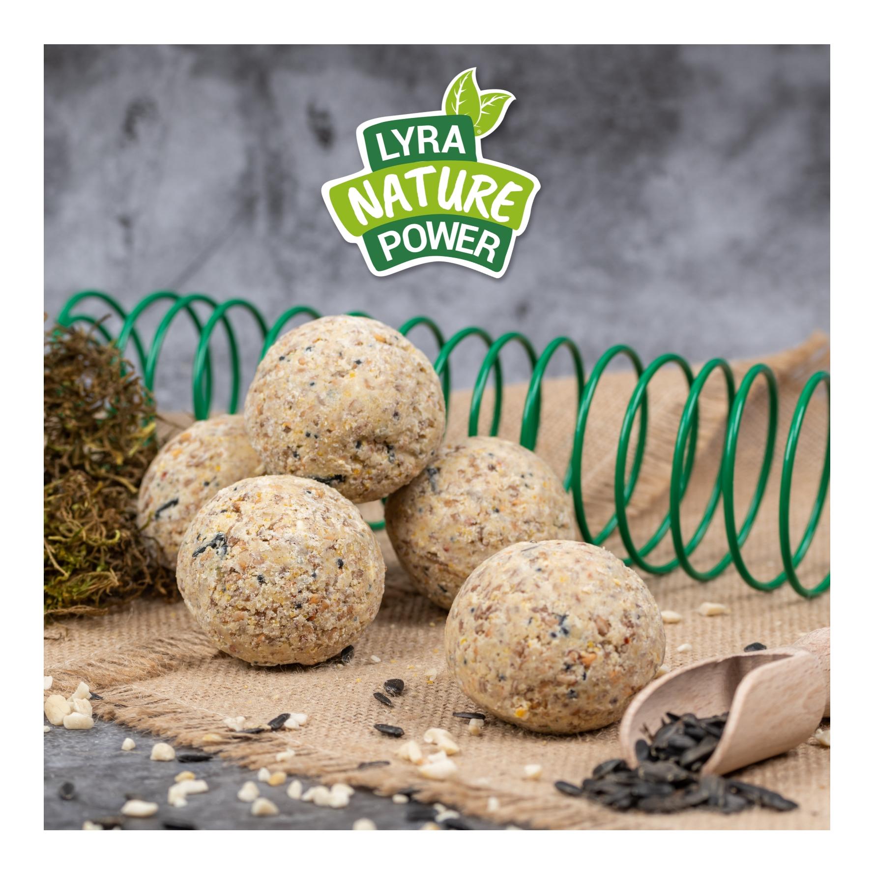 Meisenknödel aus der ALB-MÜHLE ohne Netz Vollkorn & Nuss + 2 Spender