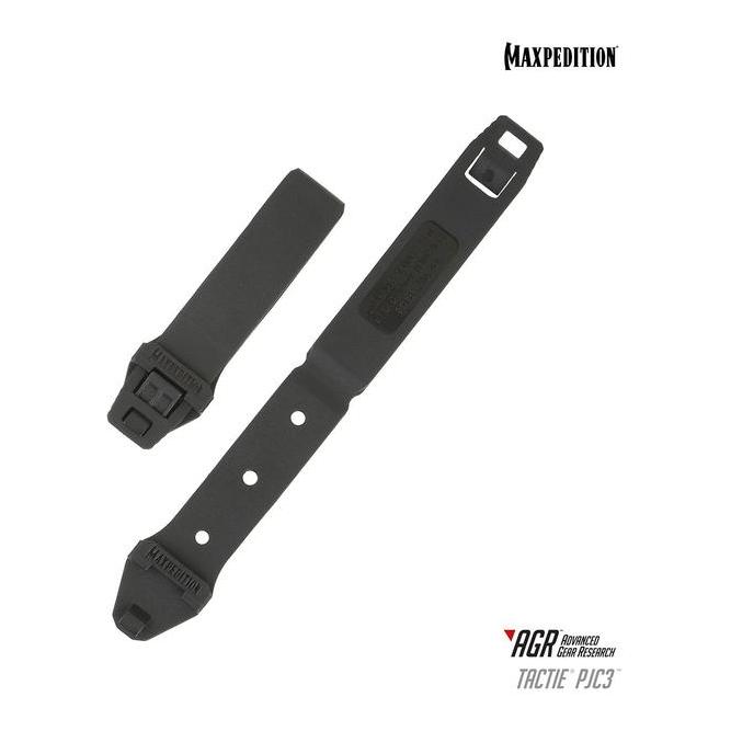 TacTie PJC3 Befestigungsband (6er Pack) - Schwarz