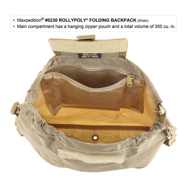 Rollypoly Faltrucksack - Schwarz