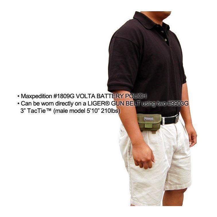 Volta Batterie Gürteltasche - Schwarz