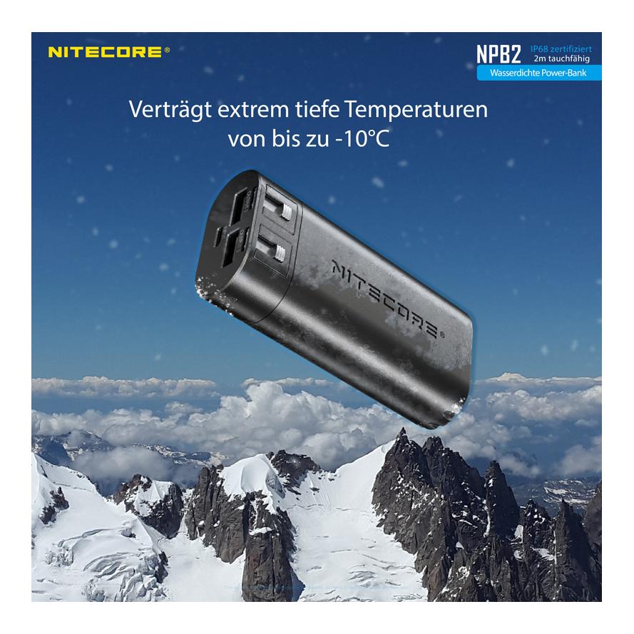 Powerbank NPB2 - 10000mAh wasserdicht