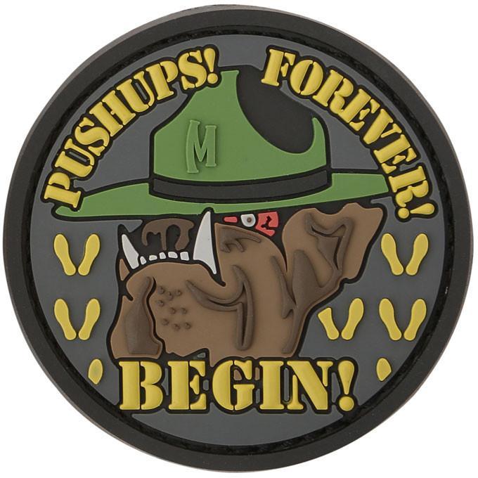 Maxpedition Devil Dog Morale PVC Patch - SWAT - Grau, Multi, Gelb -