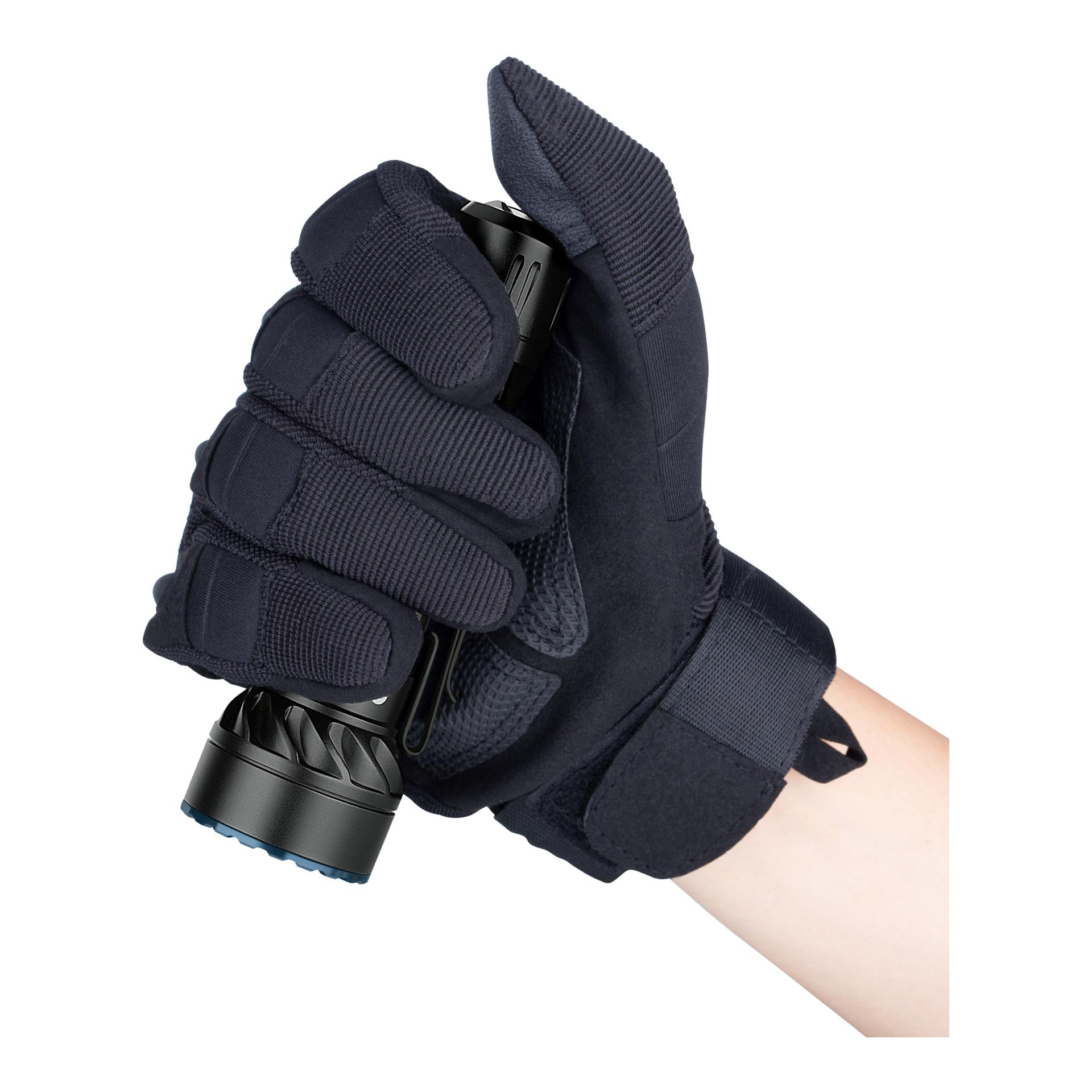 Freyr LED Taschenlampe mit vier Farben - Schwarz