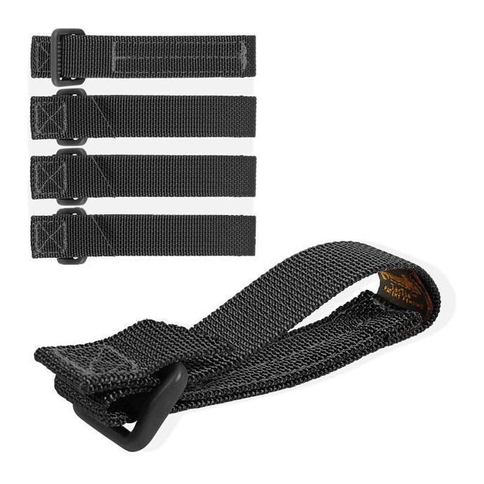 Maxpedition TacTie Befestigungsband 7.5cm (4er Pack) - Schwarz