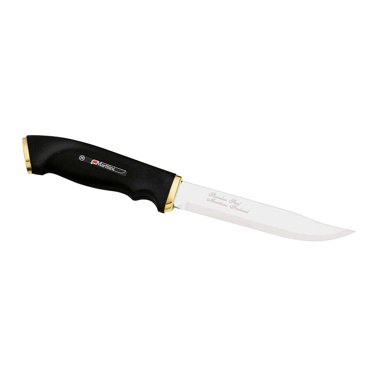 Marttiini Jagdmesser, KautschukGriff - Schwarz / Gold -