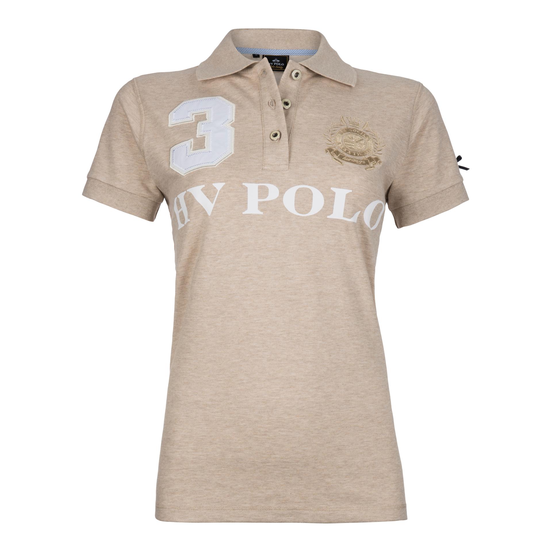 HV Polo Poloshirt Favouritas Damen EQ SS - Sand Melange -