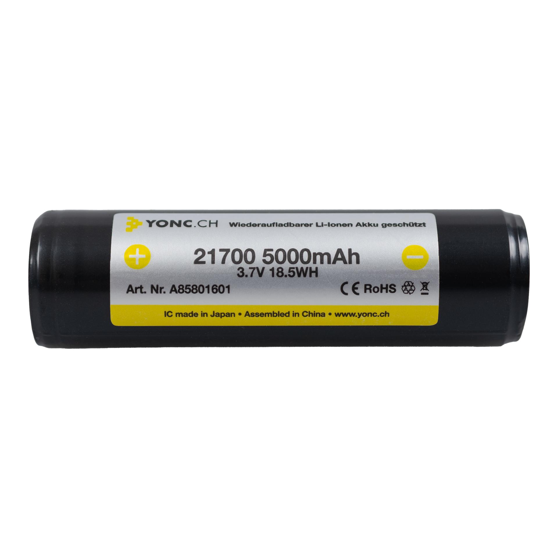 Batterie lithium-ion 21700 de 5000 mAh